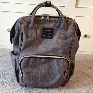 Elongdi High Quality Grey Diaper Bag